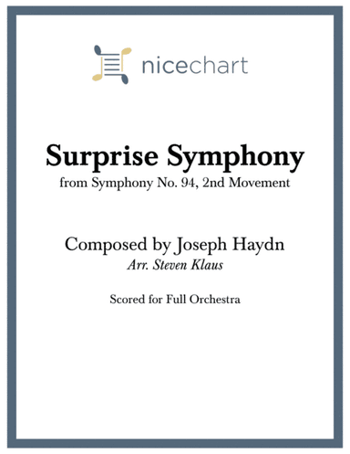 Surprise Symphony (Score & Parts) (arr. Steven Klaus)