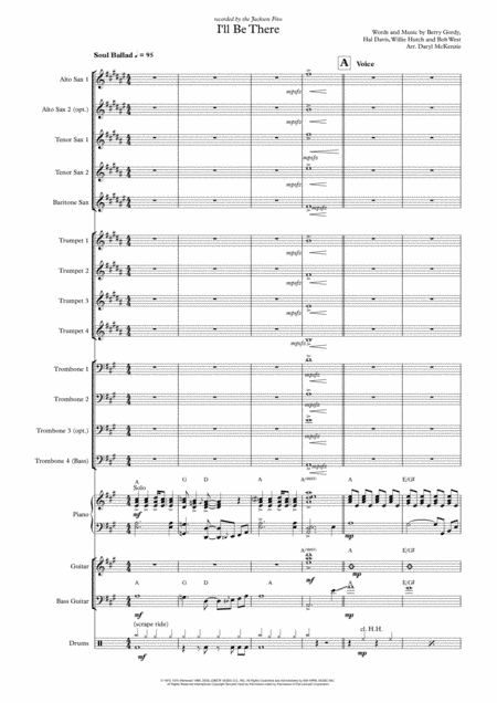 I'll Be There (arr. Daryl McKenzie)