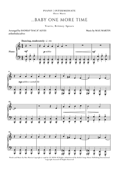 ...baby One More Time (arr. Danilo "Daca" Alves)