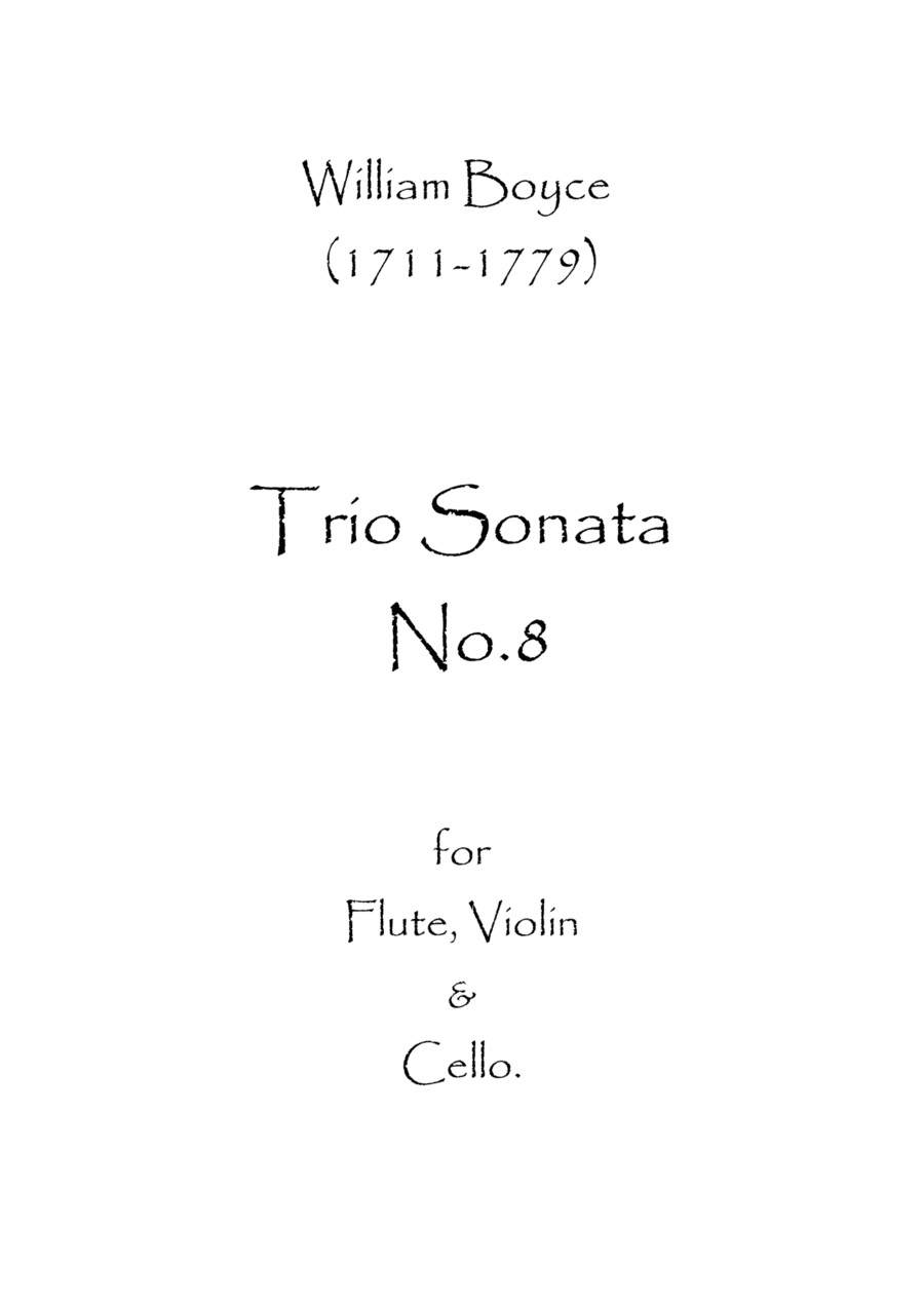 Trio Sonata No.8 (arr. Spence Bundy)