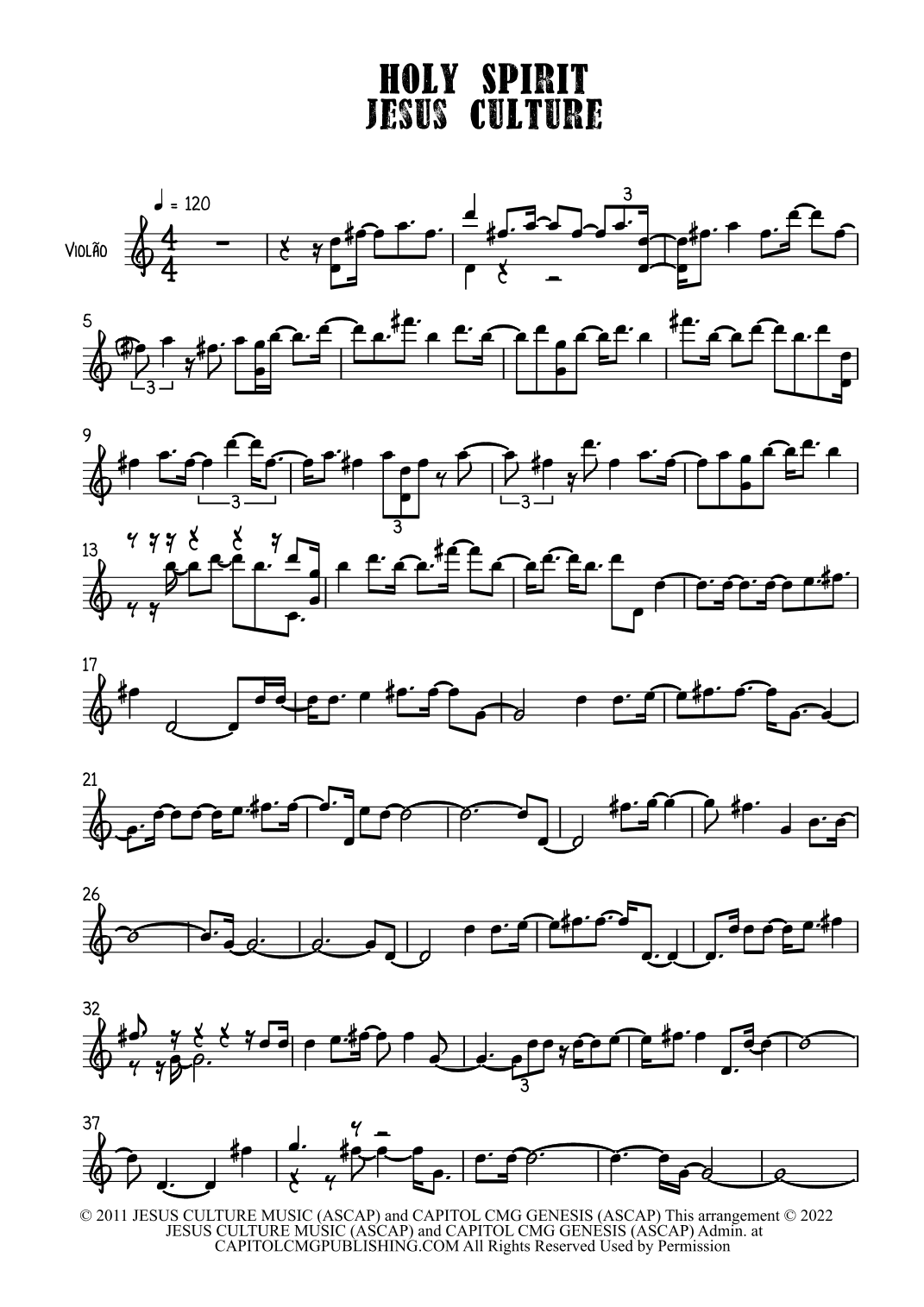 Holy Spirit (arr. BY EZEQUIEL EDIÇÕES)