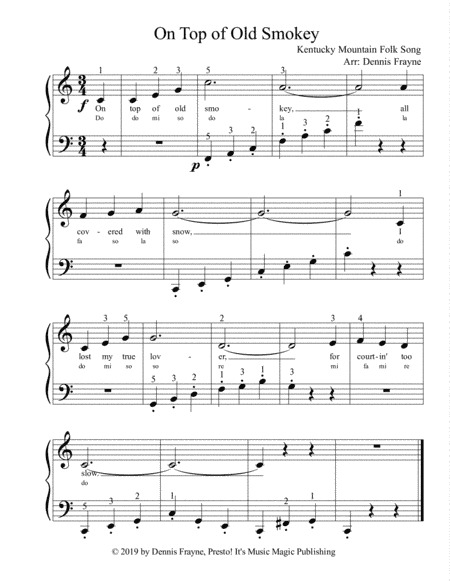 On Top of Old Smokey (arr. Dennis Frayne)
