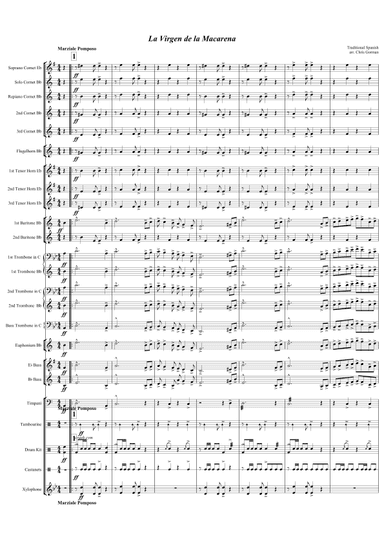 La Virgen De La Macarena (arr. Chris Gorman)