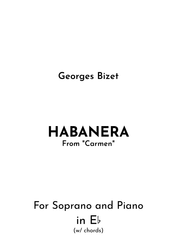 Habanera (arr. Jireh J.)