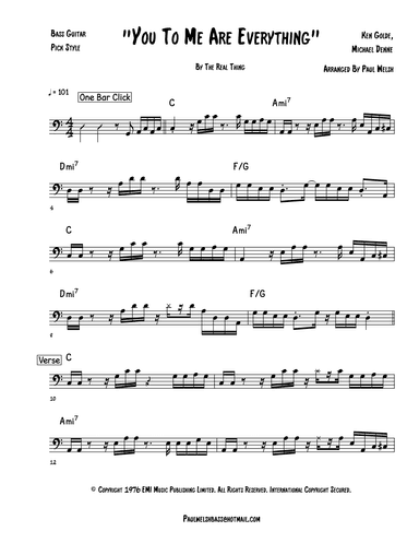 You To Me Are Everything (arr. P Welsh)