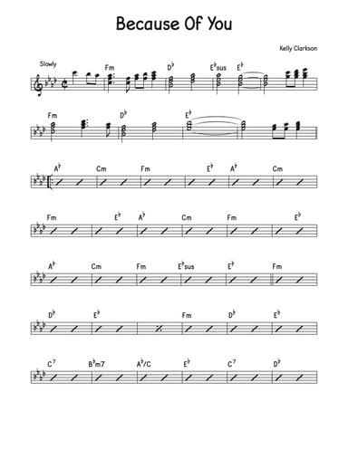 Because Of You (arr. David M Fagnant)