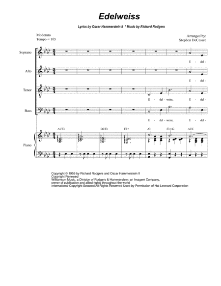 Edelweiss (arr. Stephen DeCesare)