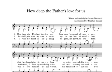 How Deep The Father's Love For Us (arr. Stephen Buzard)