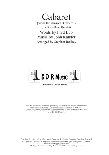 Cabaret (arr. Stephen Rockey)