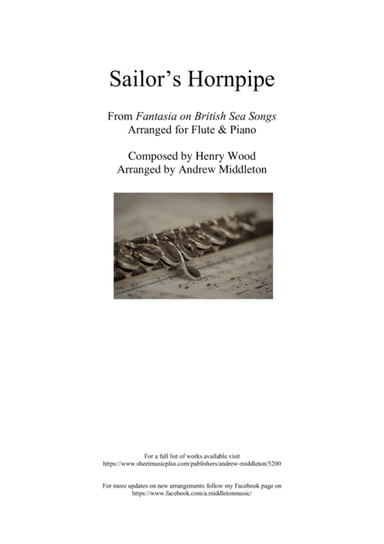 Sailor's Hornpipe arranged for Flute & Piano (arr. Andrew Middleton)
