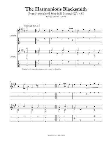 The Harmonious Blacksmith (arr. Mark Phillips)