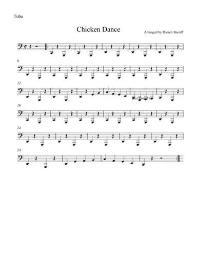 The Chicken Dance (arr. Darren Sheriff)