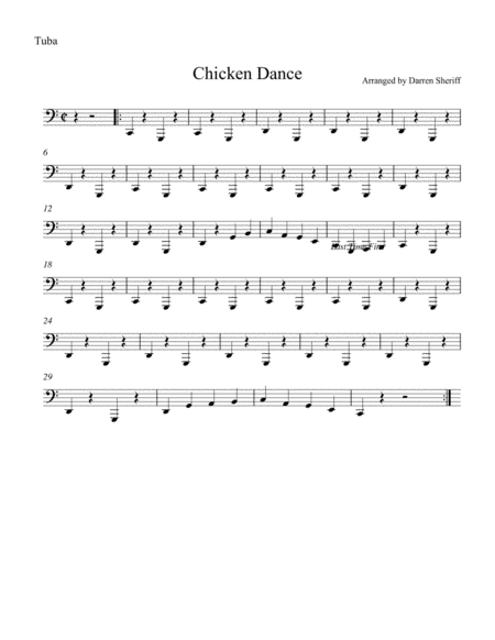 The Chicken Dance (arr. Darren Sheriff)