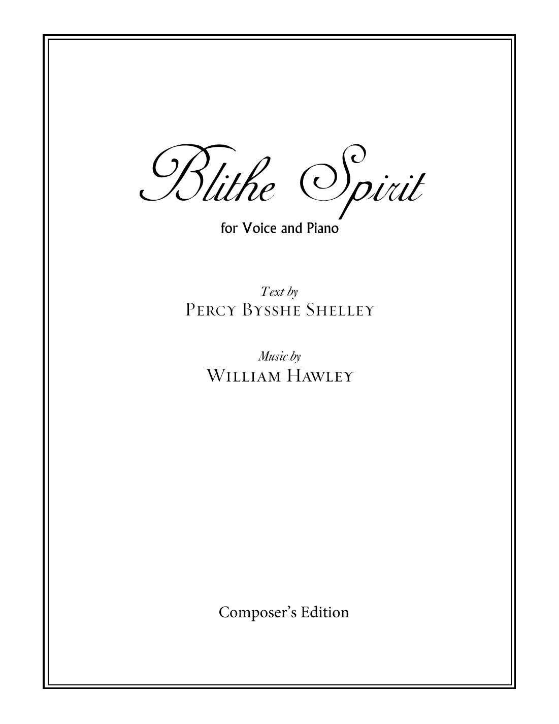 Blithe Spirit