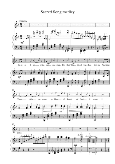 Sacred Song medley for Piano (arr. PianoSheetNow)