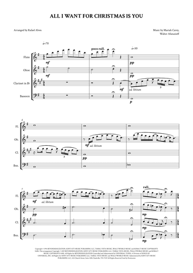 All I Want For Christmas Is You (arr. Rafael Alves)
