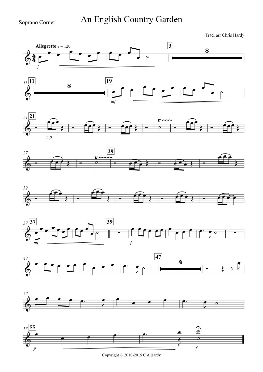 An English Country Garden (arr. Chris Hardy)