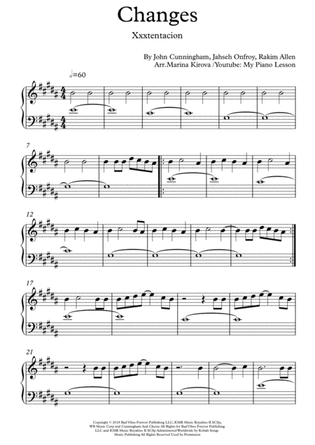 Changes (arr. Marina Kirova)