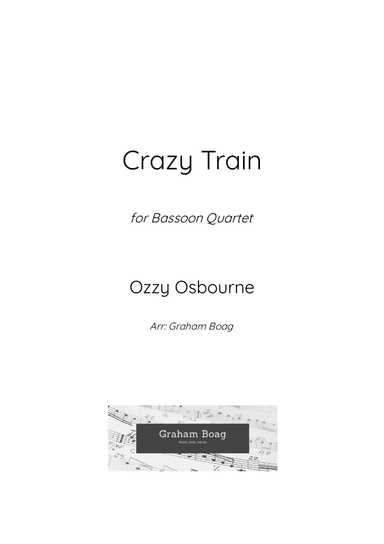 Crazy Train (arr. Graham Boag)