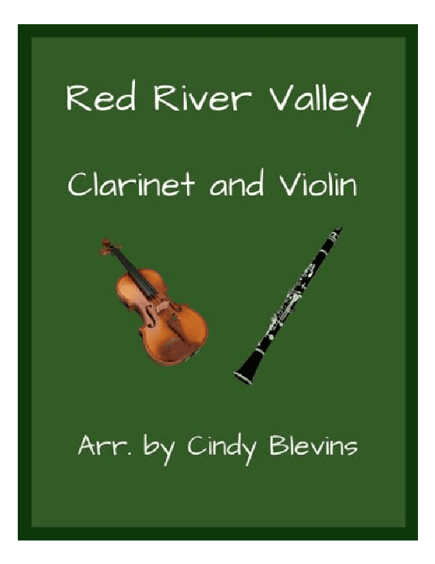 Red River Valley, Clarinet and Violin (arr. Cindy Blevins)