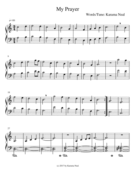 My Prayer - A Hymn