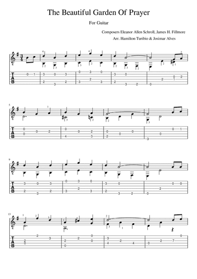 The Beautiful Garden of Pray (arr. Josimar Alves Fonseca)