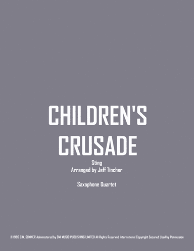 Children's Crusade (arr. Jeff Tincher)