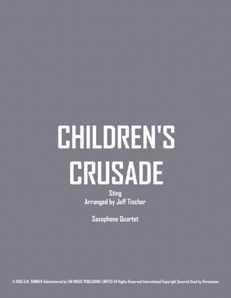 Children's Crusade (arr. Jeff Tincher)