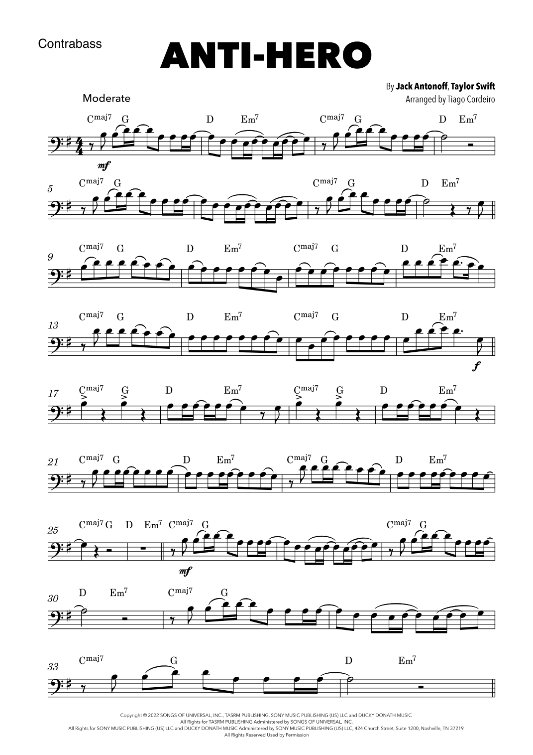 Anti-hero (arr. Tiago Cordeiro)