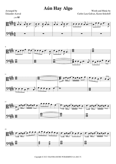 Aun Hay Algo (arr. Eskander Aceval)