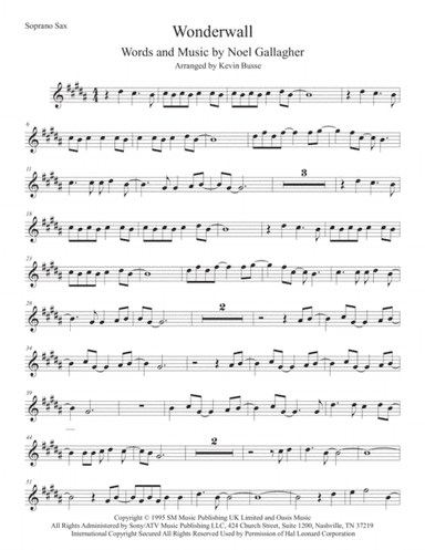 Wonderwall (arr. Kevin Busse)