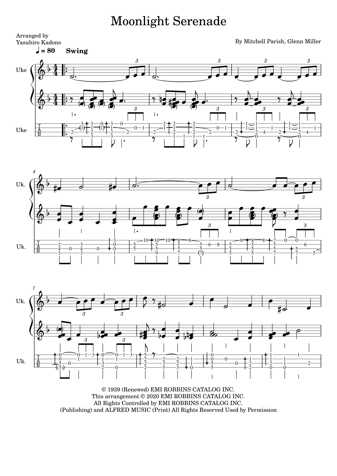Moonlight Serenade (arr. Yasuhiro Kadono)