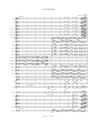 Joy To the World (arr. Dean Mounts)