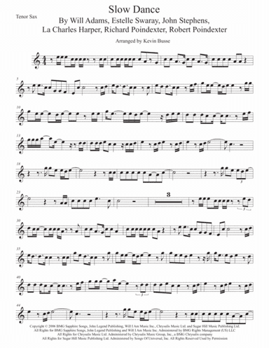 Slow Dance (arr. Kevin Busse)