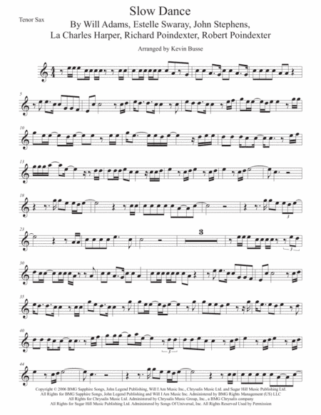 Slow Dance (arr. Kevin Busse)