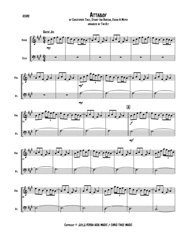 Attaboy (arr. Tim Olt)