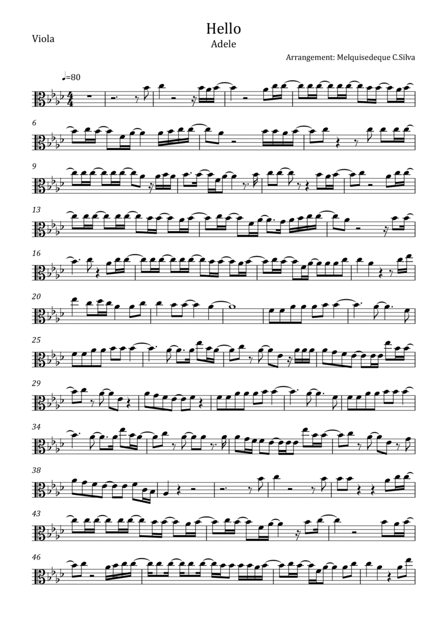 Hello (arr. Melquisedeque C.Silva)