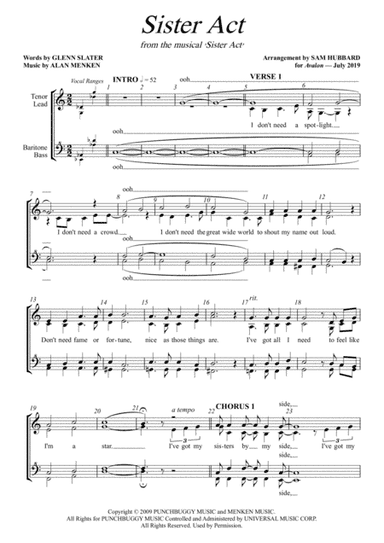 Sister Act (arr. Sam Hubbard)