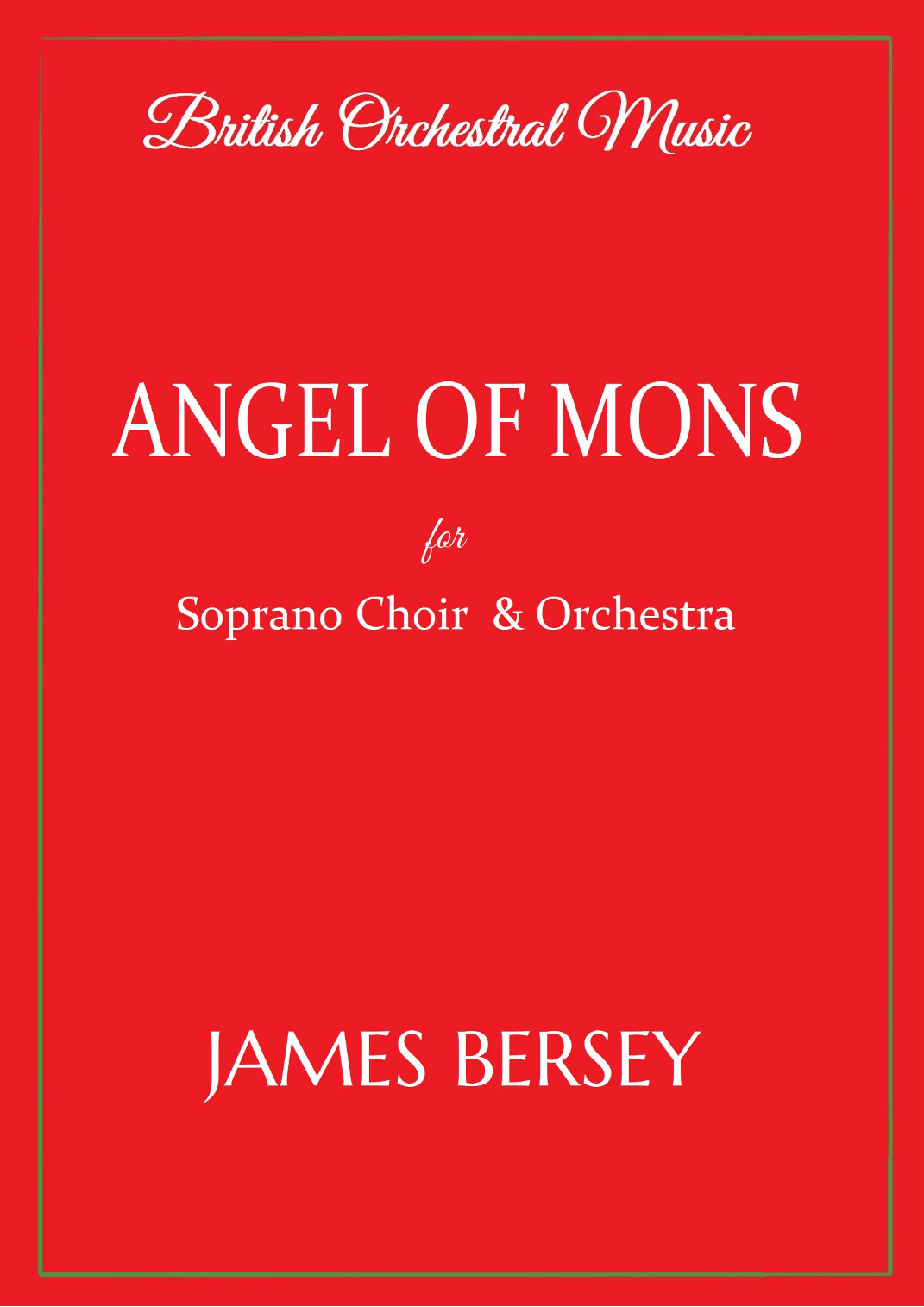 Angel of Mons  - Score Only