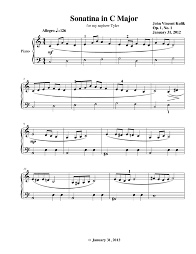 SONATINA IN C