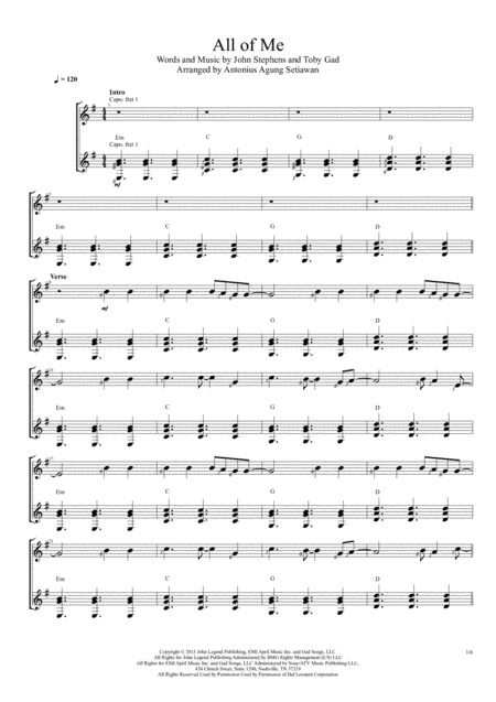 All Of Me (arr. Antonius Agung Setiawan)