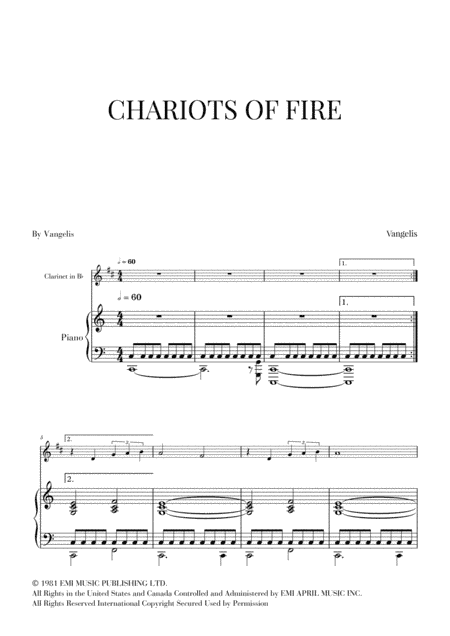 Chariots Of Fire (arr. Cadenza Editions)