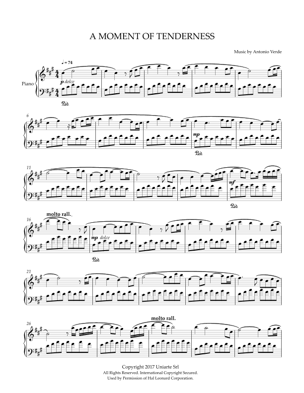 A Moment of Tenderness