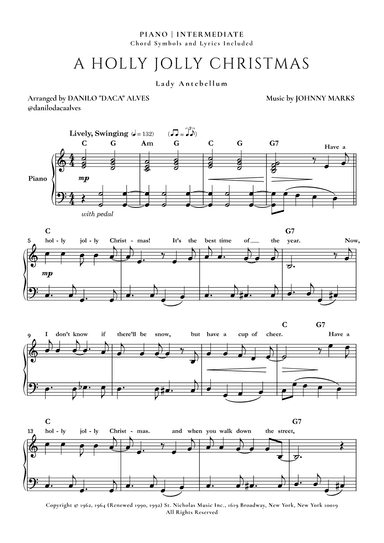 A Holly Jolly Christmas (arr. Danilo "Daca" Alves)