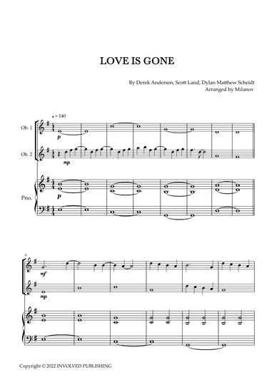 Love Is Gone (arr. Milanov)