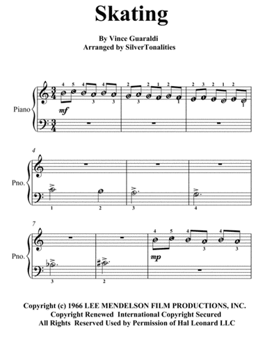 Skating (arr. SilverTonalities)
