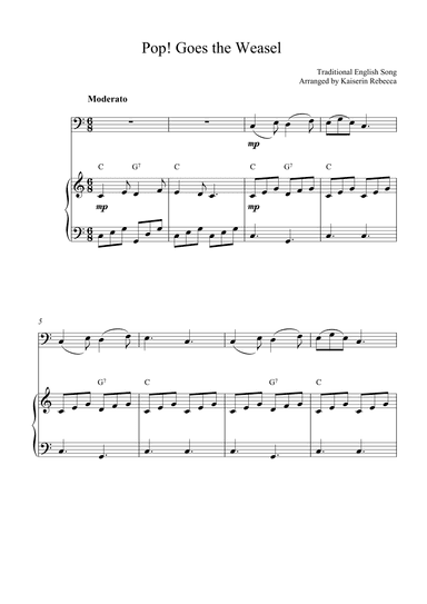 Pop Goes the Weasel (arr. Kaiserin Rebecca)