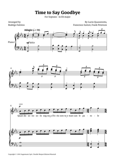 Time To Say Goodbye (arr. Rodrigo Faleiros)