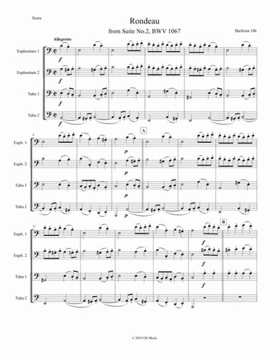 Rondeau from Suite No. 2 (arr. Tim Olt)