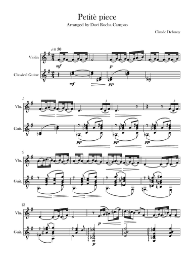 Petitè piece (arr. Davi Rocha Campos)